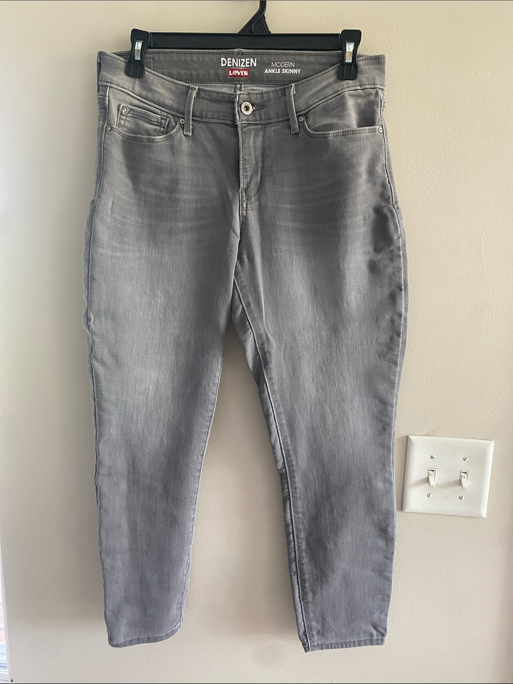 Levi's Denizen Modern Ankle Skinny Jeans - Gray